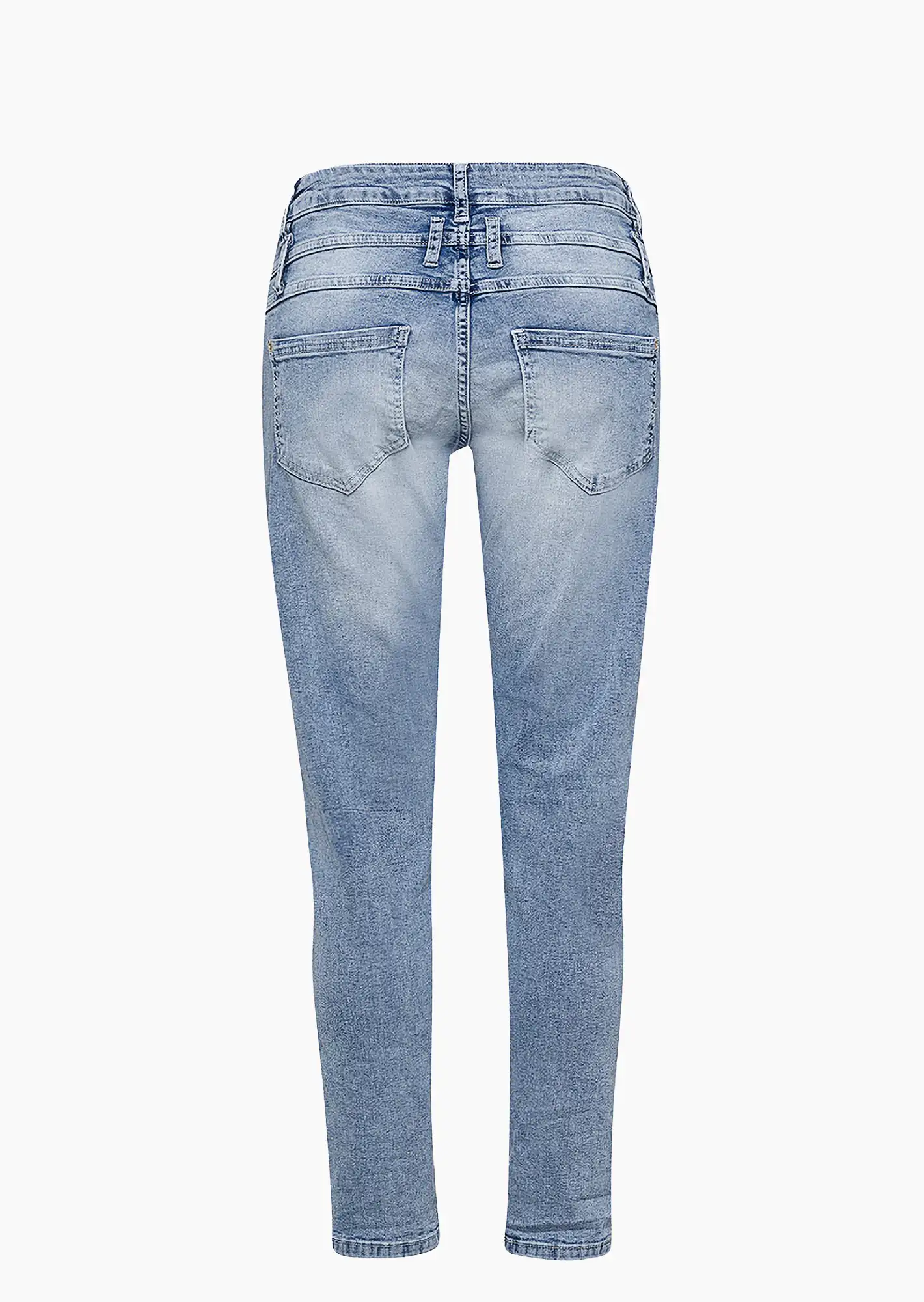 Jeans mit Highlights, blue denim