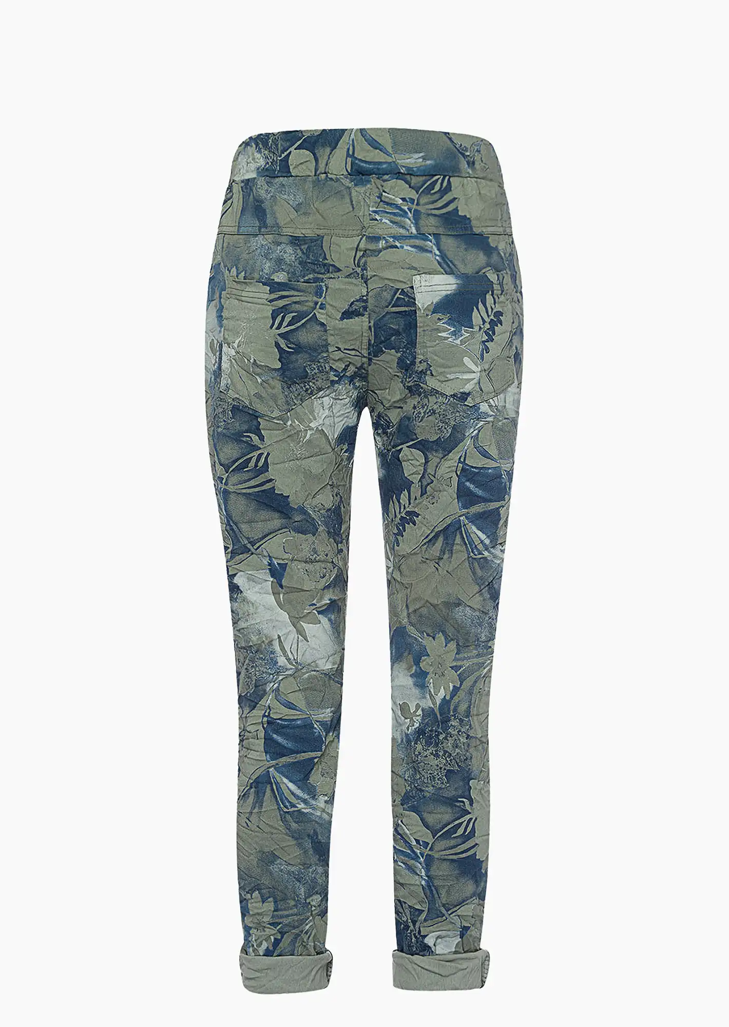 Joggpants im Alloverprint, oliv