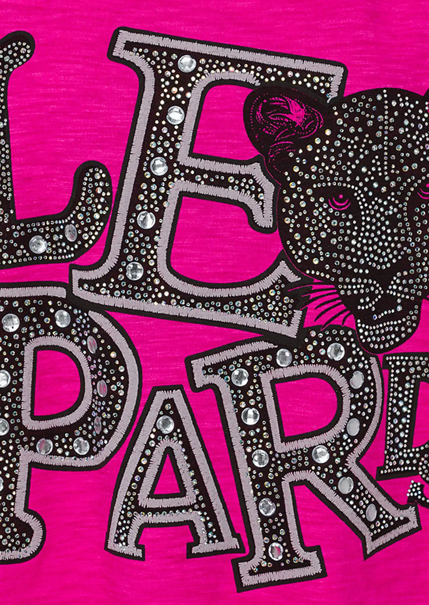Shirt 'Leopards', very berry
