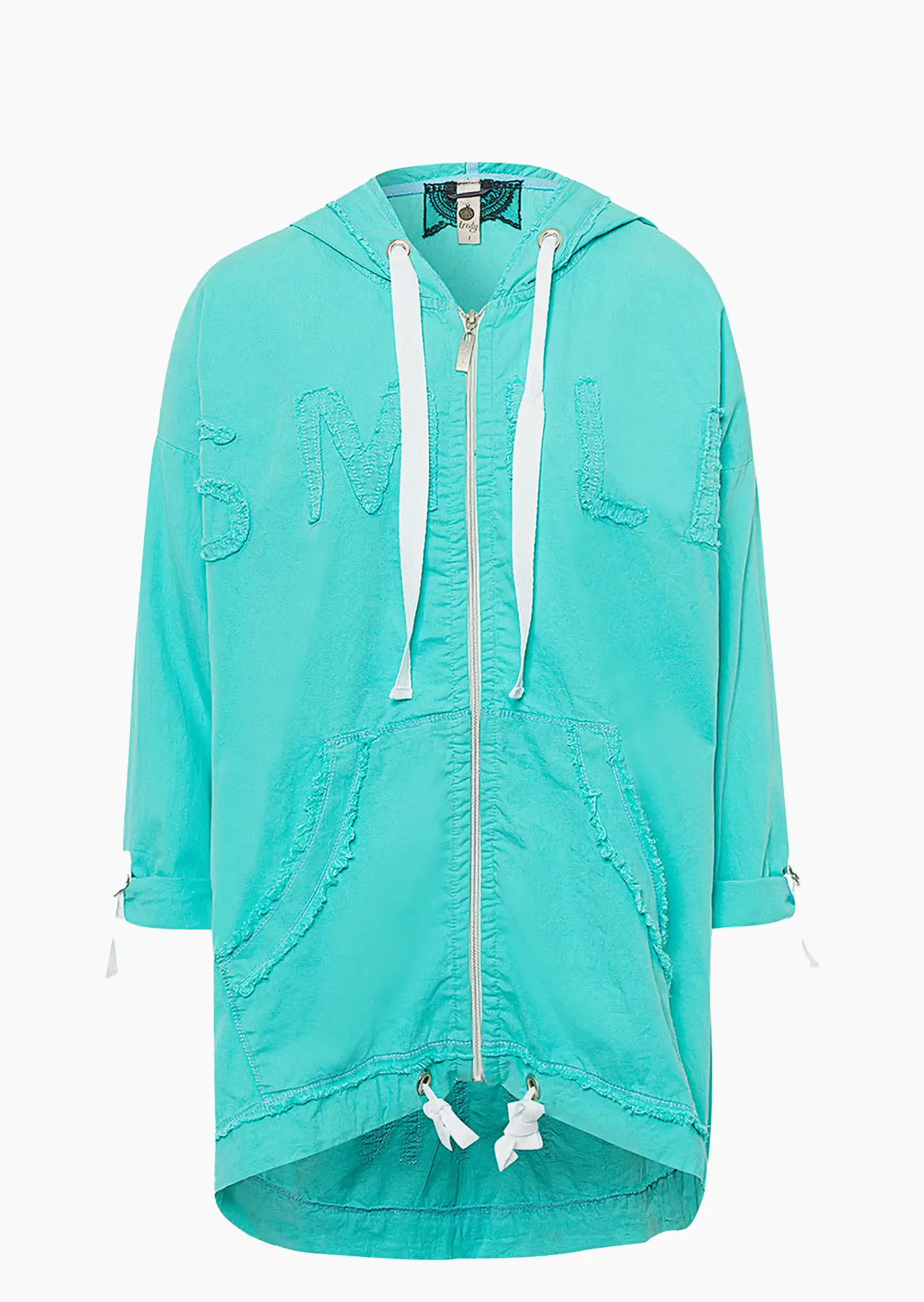 Jacke 'Smile', blue fluro