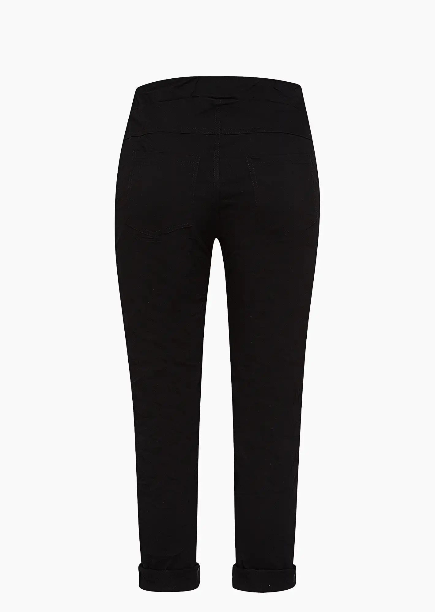Joggpants 'Ziersteine und Nieten', schwarz
