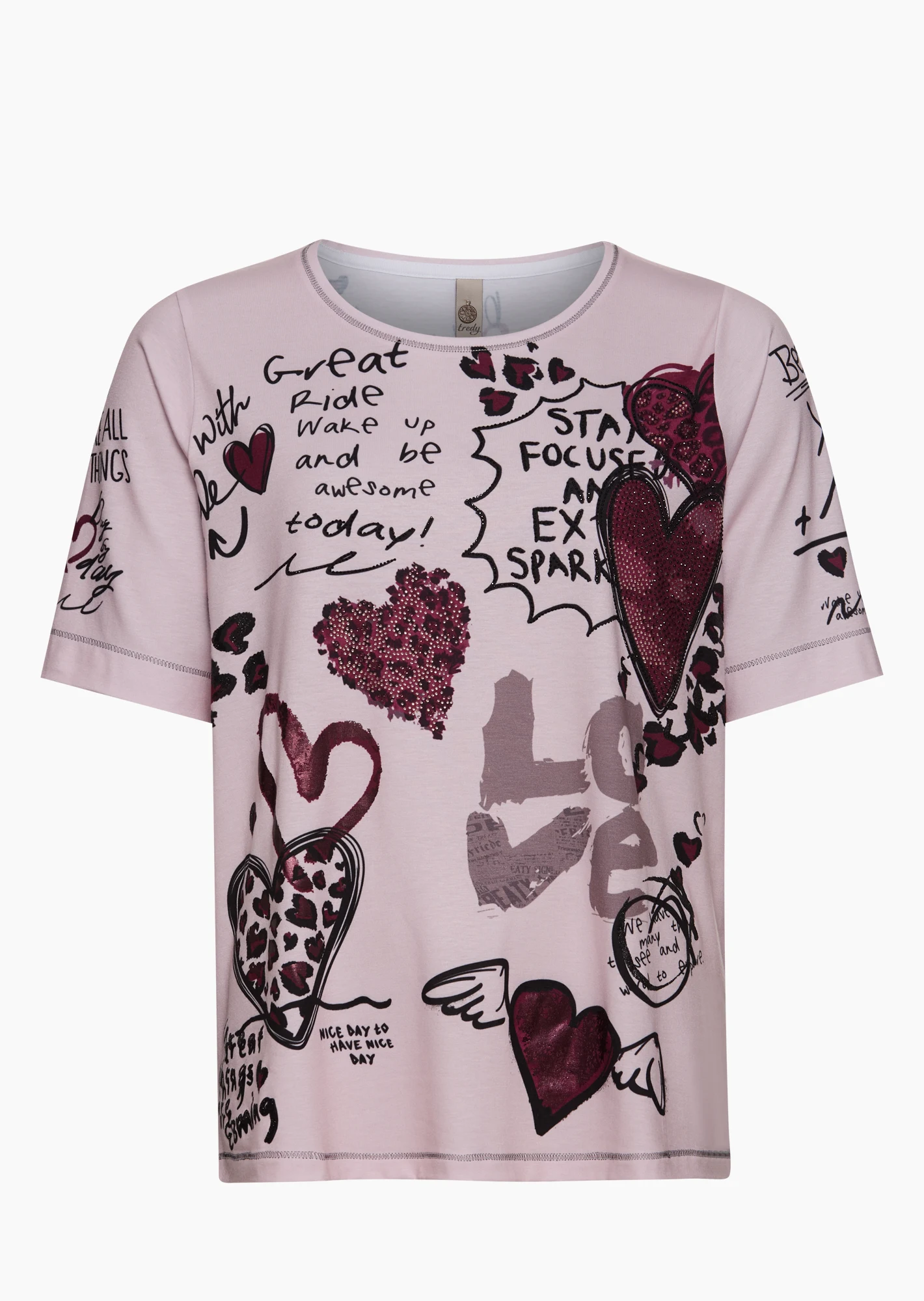 Shirt 'Love', mandelblüte