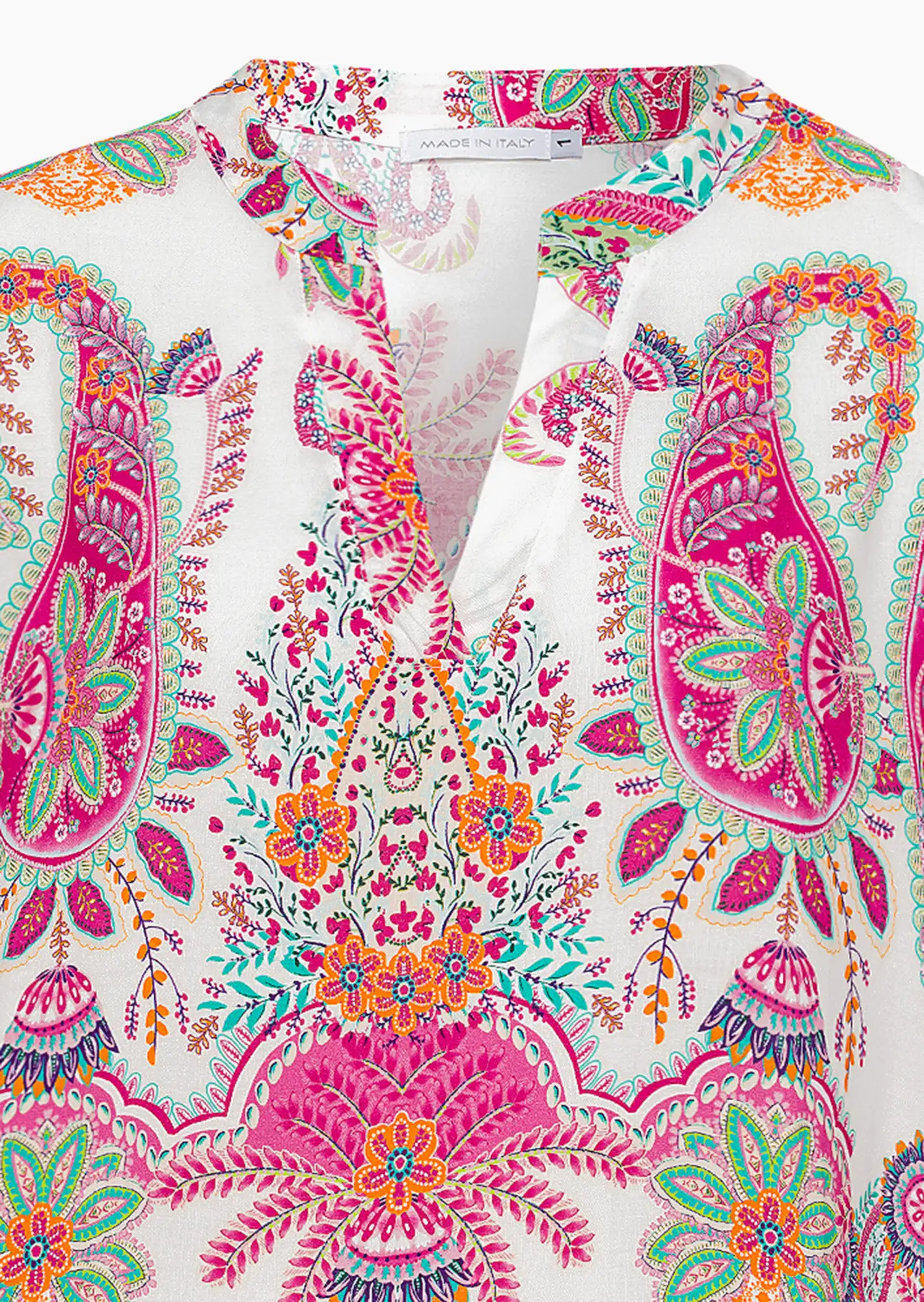 Bluse im Alloverprint, bunt
