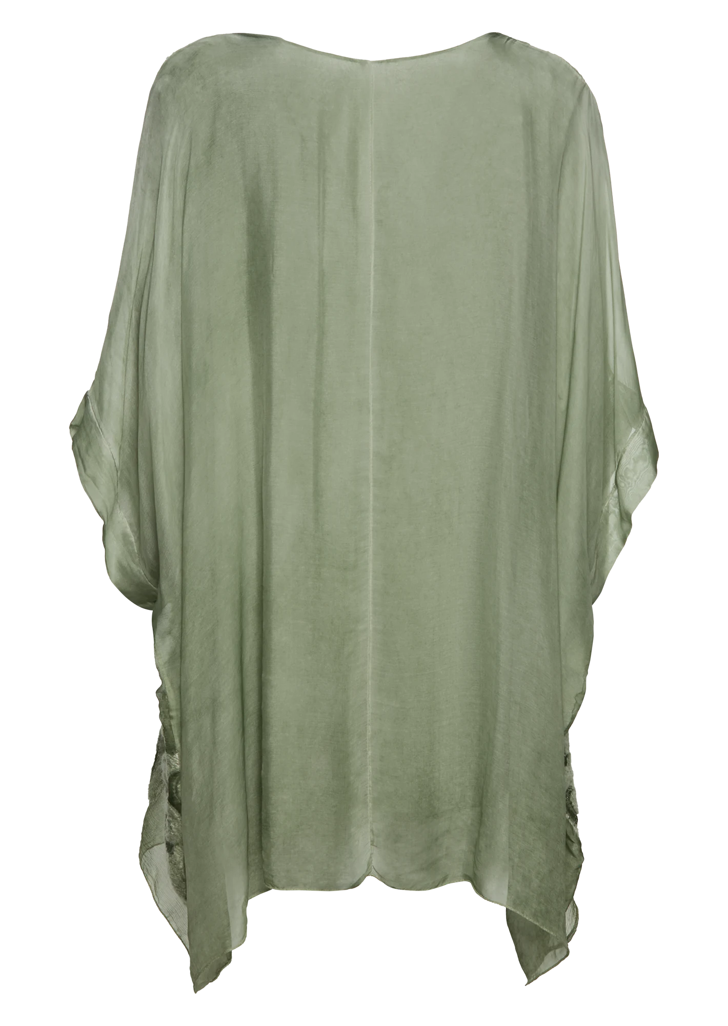 fließende Bluse, khaki
