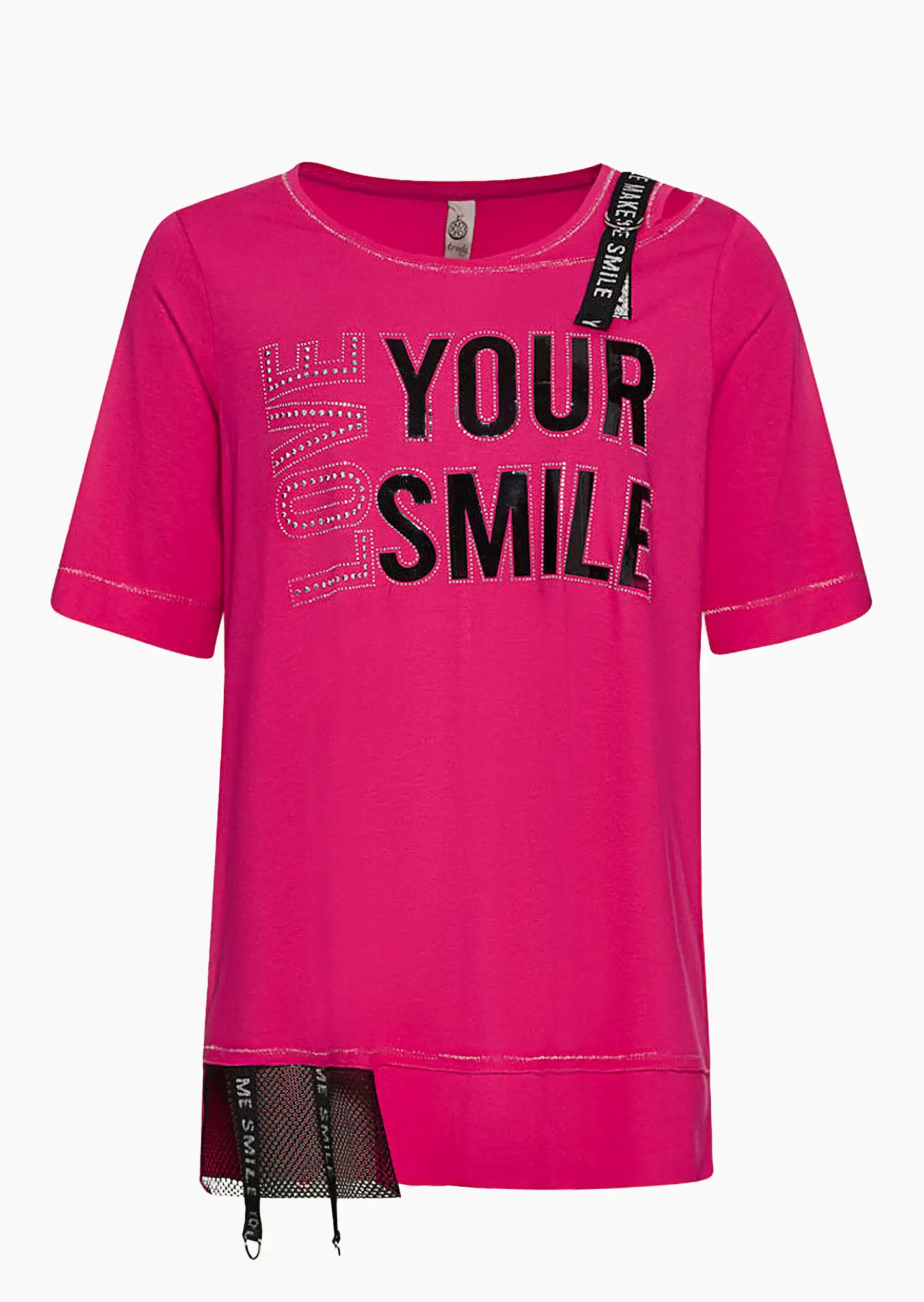 Shirt 'Smile', very berry