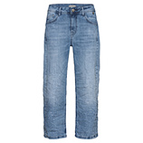 Jeans mit Glitzersteinen, light blue denim 