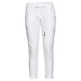 Joggpant mit Stern, weiß 