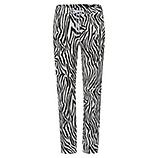 Joggpants 'Zebra', schwarz-weiß 