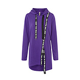 Sweatshirt mit Spruchbändern, violett 