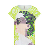 Shirt 'Sunglasses', lime 