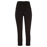 Joggpants mit Reißverschlüssen, schwarz 