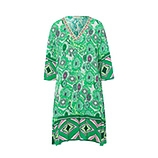 Kleid im Alloverprint, grün 