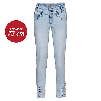 Jeans Doppelbund 72er Länge, bleached denim 