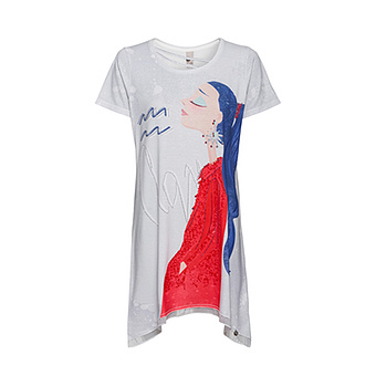 Sternbild-Shirt 'Wassermann', silber 