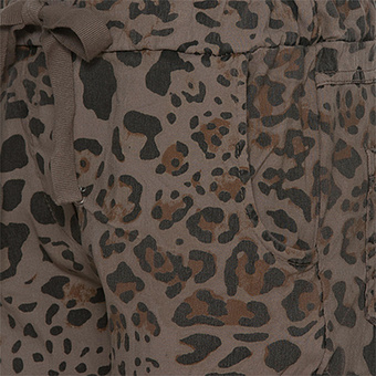 Tredy Fashion Onlineshop Hose Im Animal Print Taupe Mode In Grosse 36 50