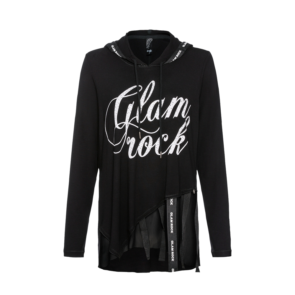 Shirt "Glam Rock", schwarz 