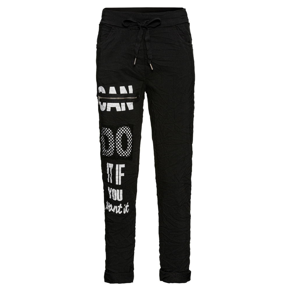 Joggpant 'Do it', schwarz 