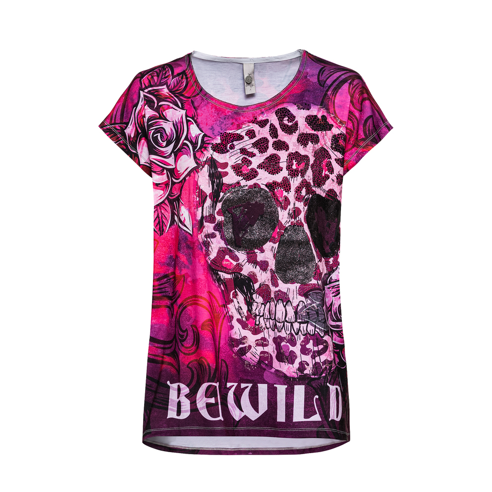 Shirt 'Be wild', pink 2