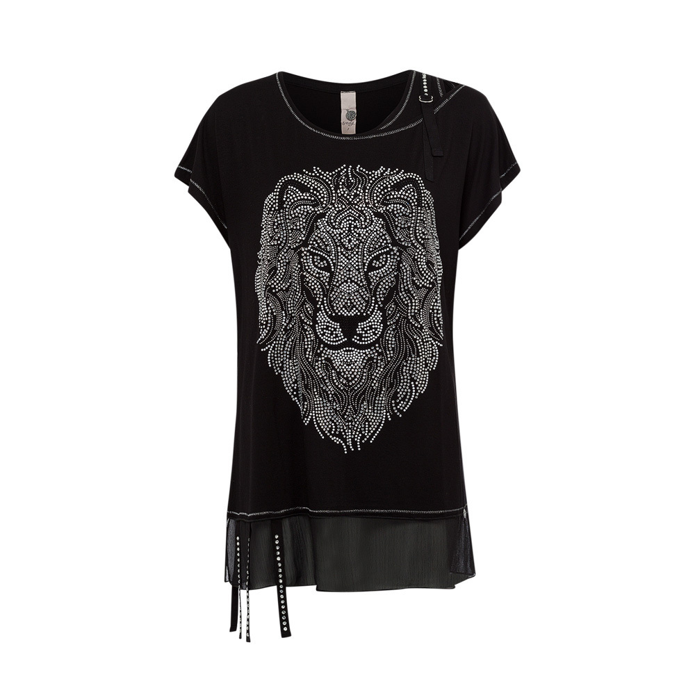 Shirt 'Löwe', schwarz 3