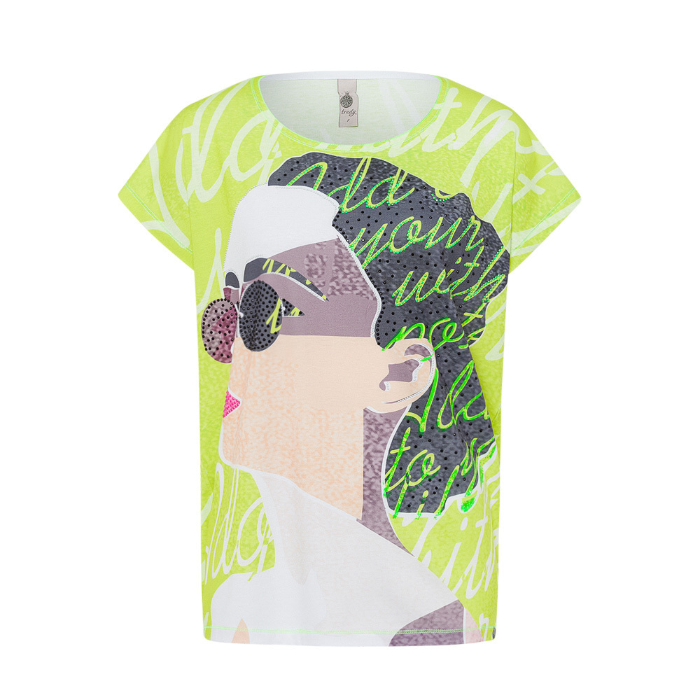 Shirt 'Sunglasses', lime 5
