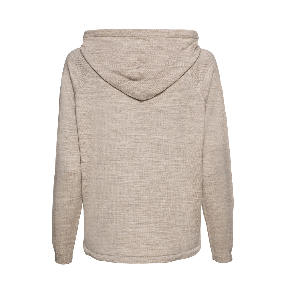Strickpullover mit Giraffe, sand-melange 