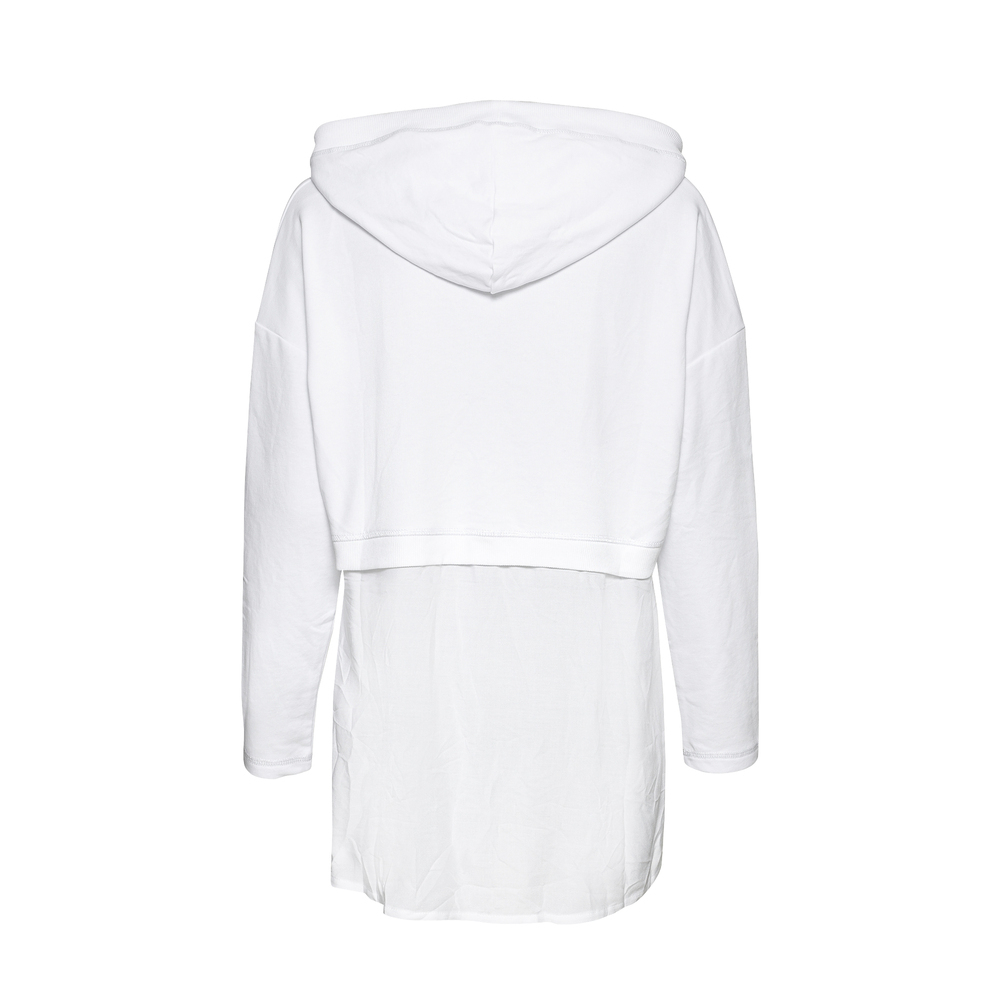Sweatpullover 'Freedom', weiß-schwarz 