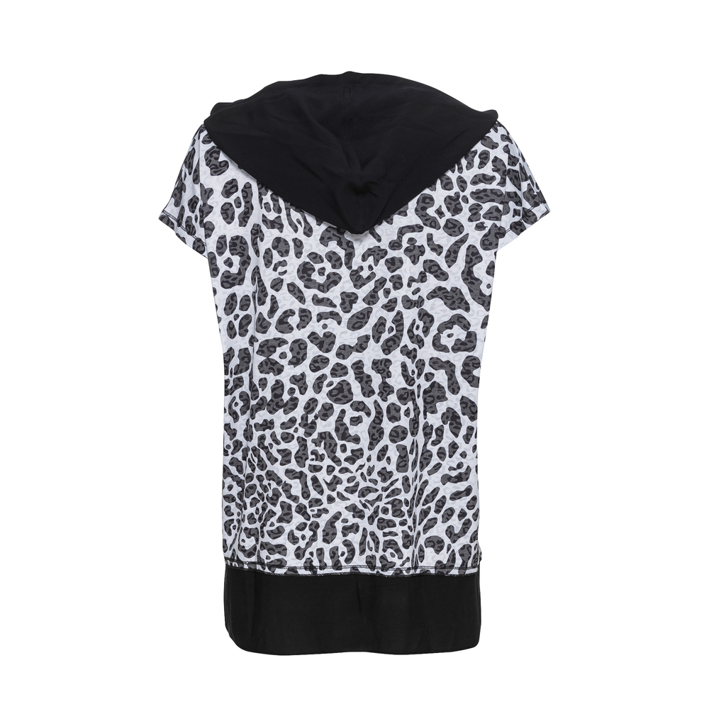 Shirt Animal, schwarz-weiß 
