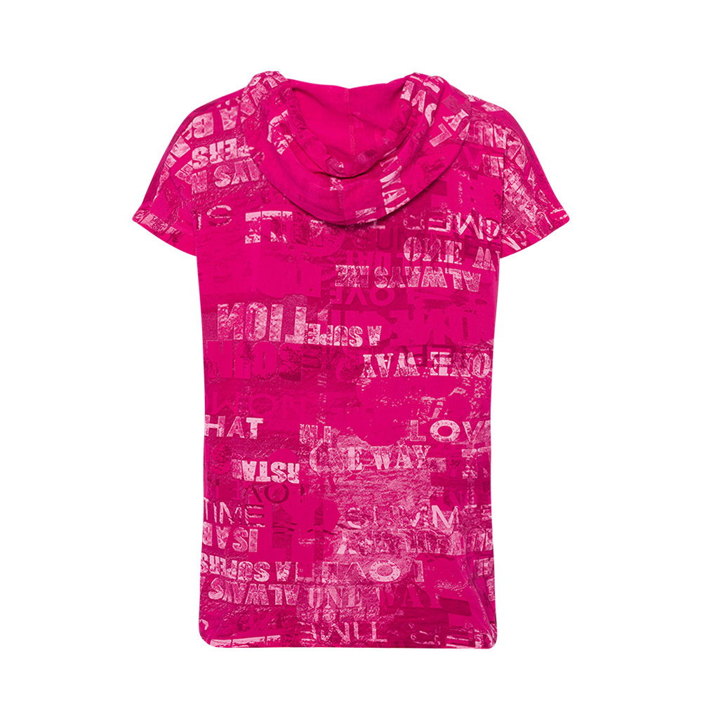 tredy Fashion Onlineshop | Bluse mit Lettering, pink | Mode in Größe 36 - 50