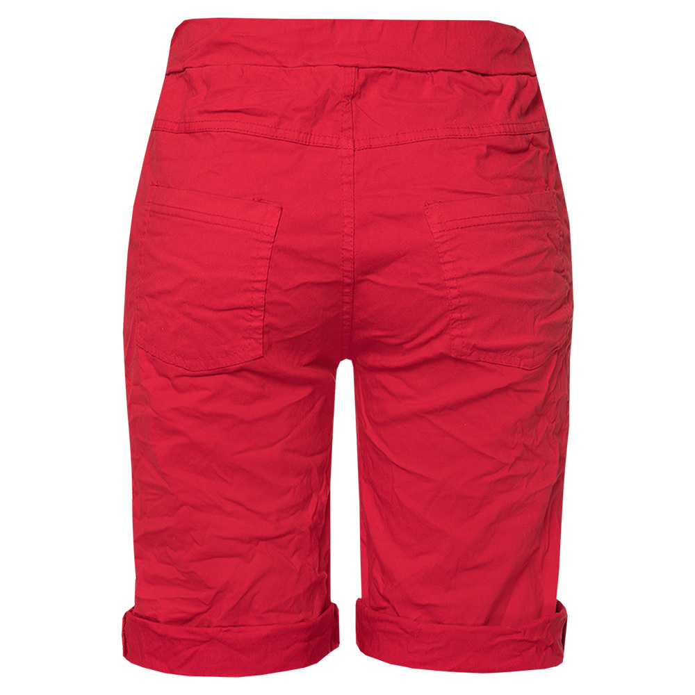 Shorts mit Knöpfen, tredyrot 