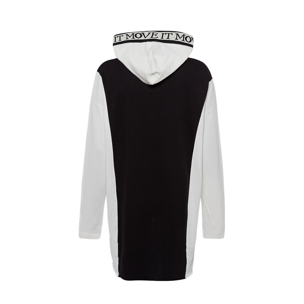 Sweatshirt mit Lettering, schwarz-offwhite 