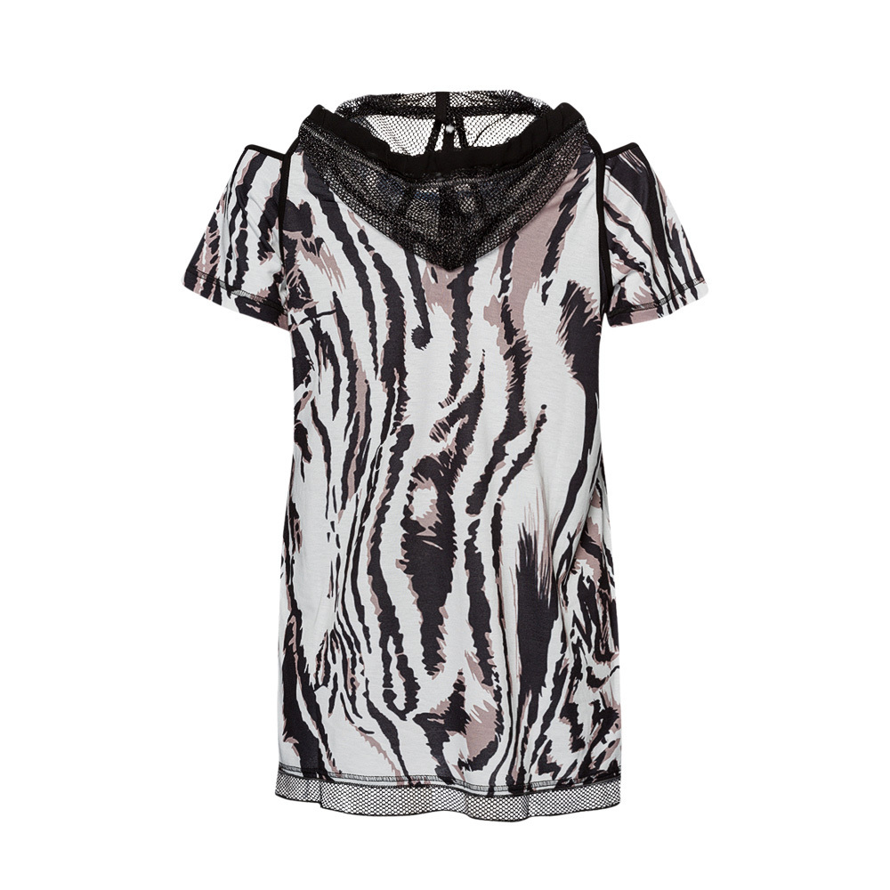 Shirt 'Wild', schwarz-weiß 5