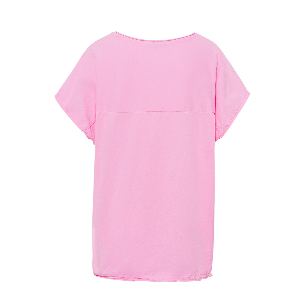 Shirt 'Abstract', pink fluro 