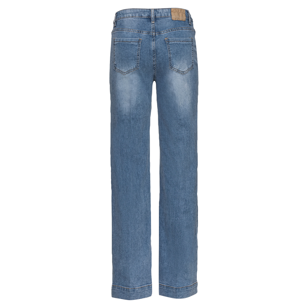 Jeans, straight fit, blue denim 