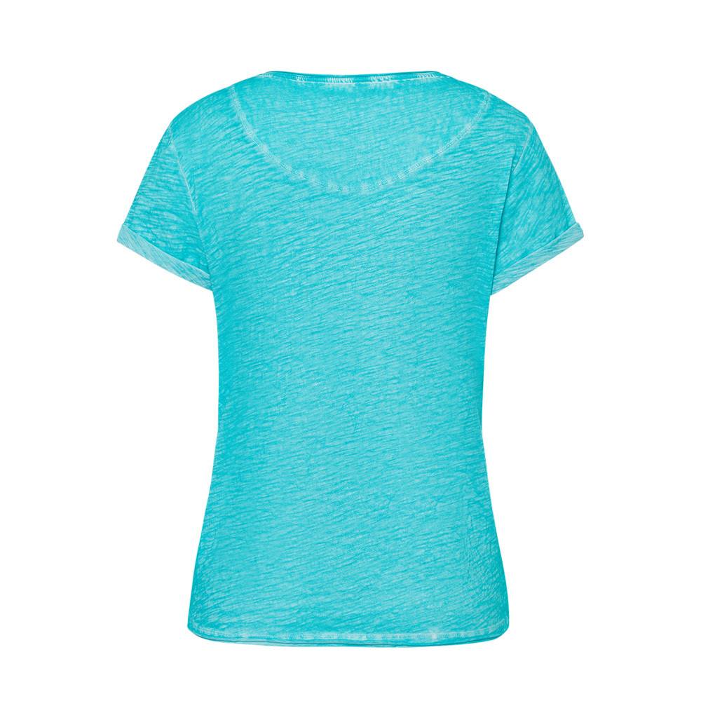 Basic Shirt JENNY, blue fluro 