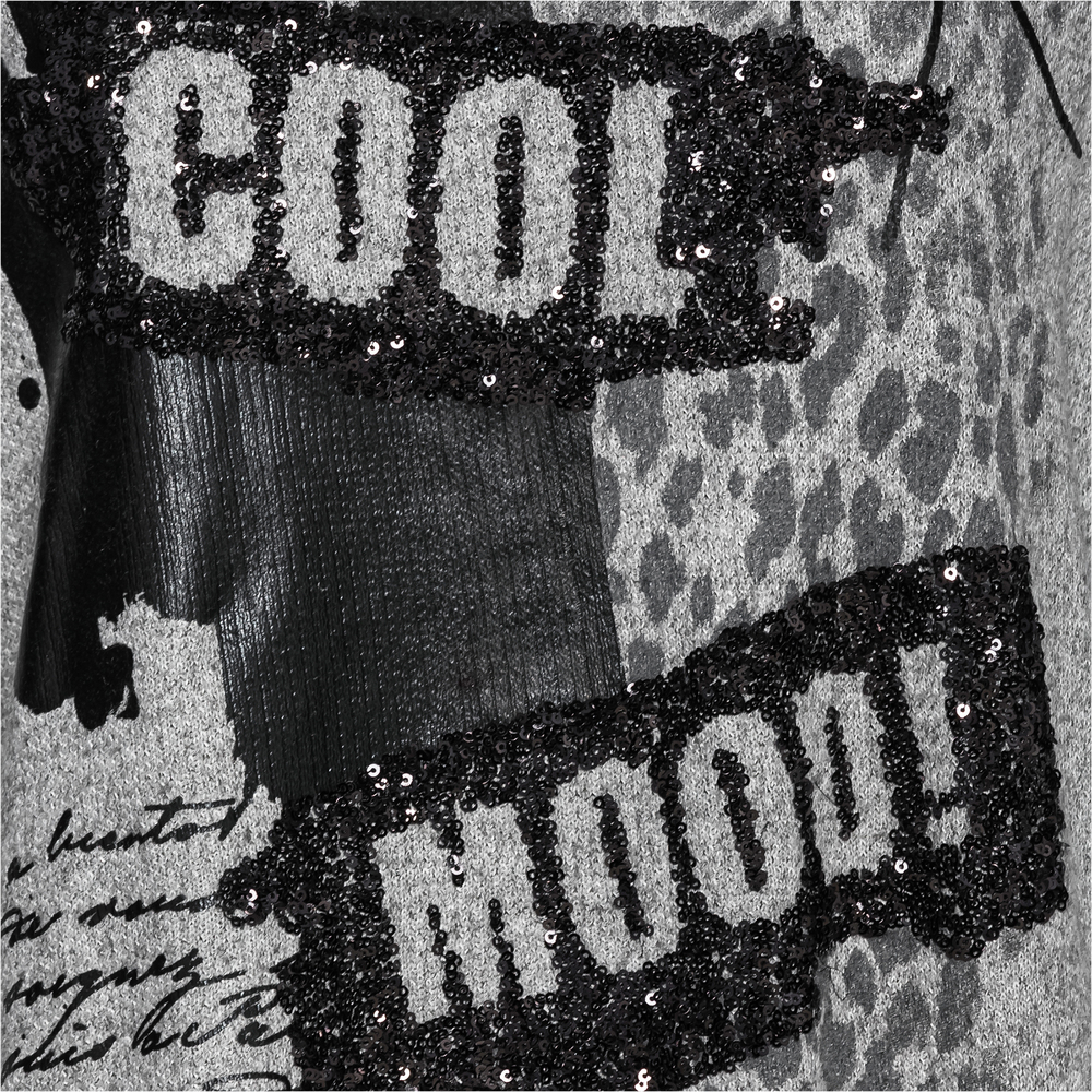 Strickpullover 'Cool Mood', silber-melange 