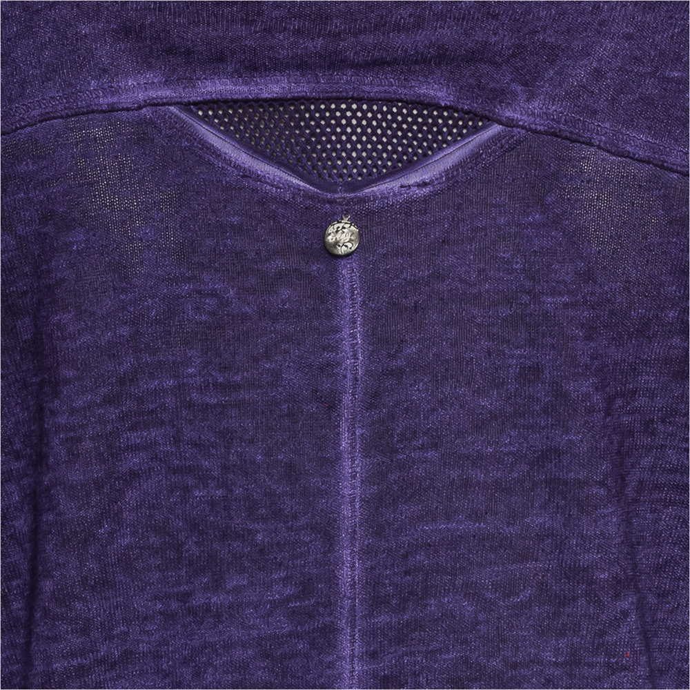 Basic Shirts mit Lurex, purple 