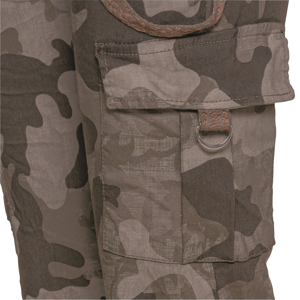 Joggpant in Camouflage-Optik, taupe 
