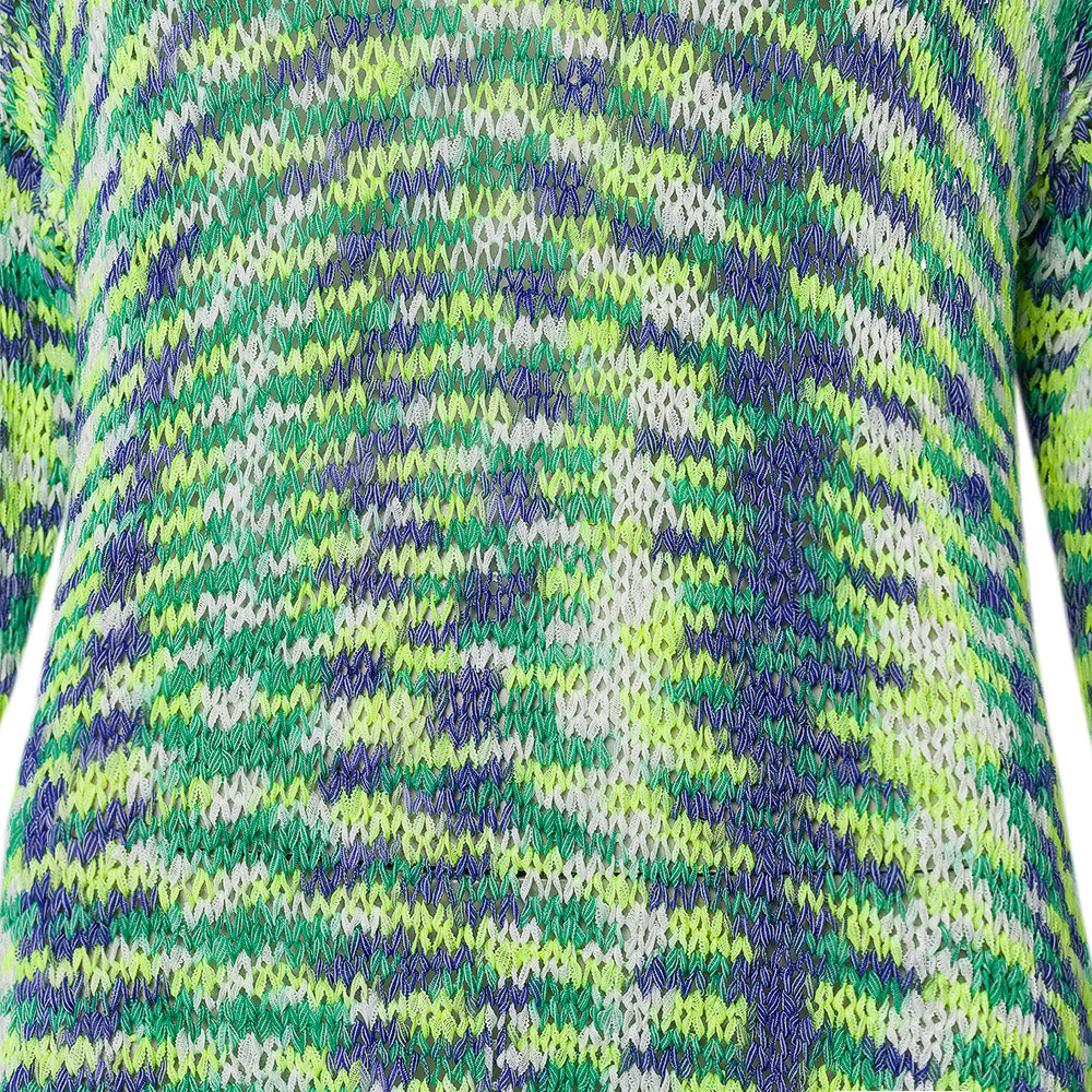 Pullover aus Bändchengarn, grün 3