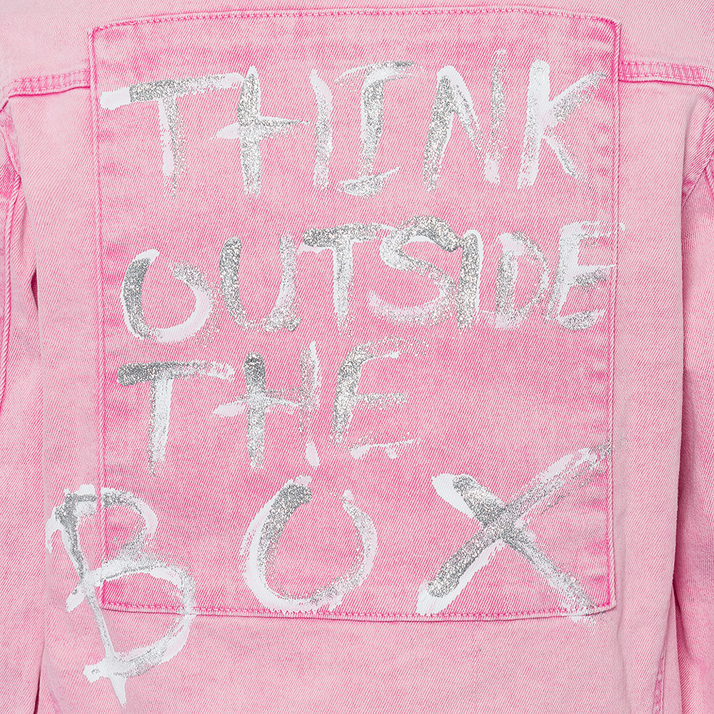 Jeansjacke 'Out of the box', rosenholz 