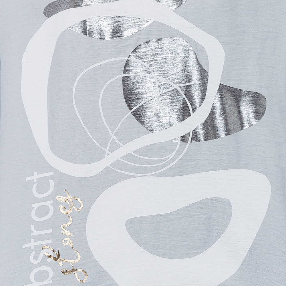 Shirt 'Abstract', silber 2