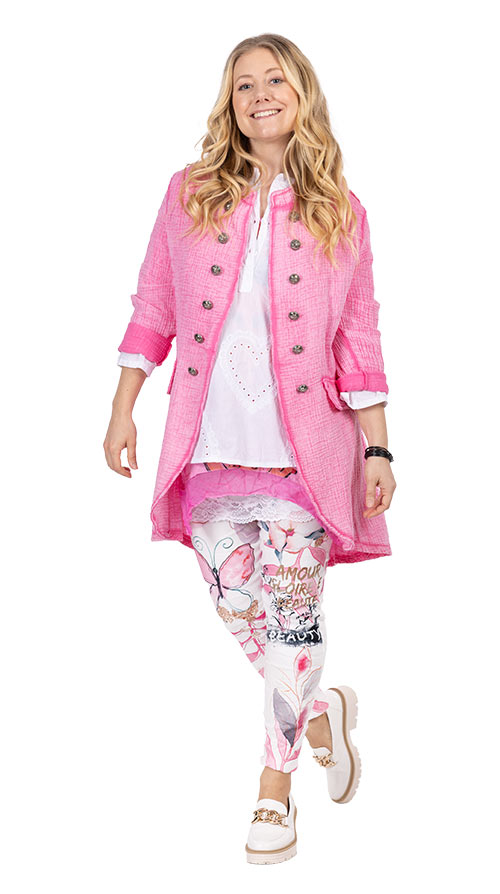Outfit Blazer pink fluro